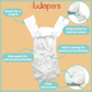 Medium (6m-12m) Washable Cloth Diaper Cover (No insert)